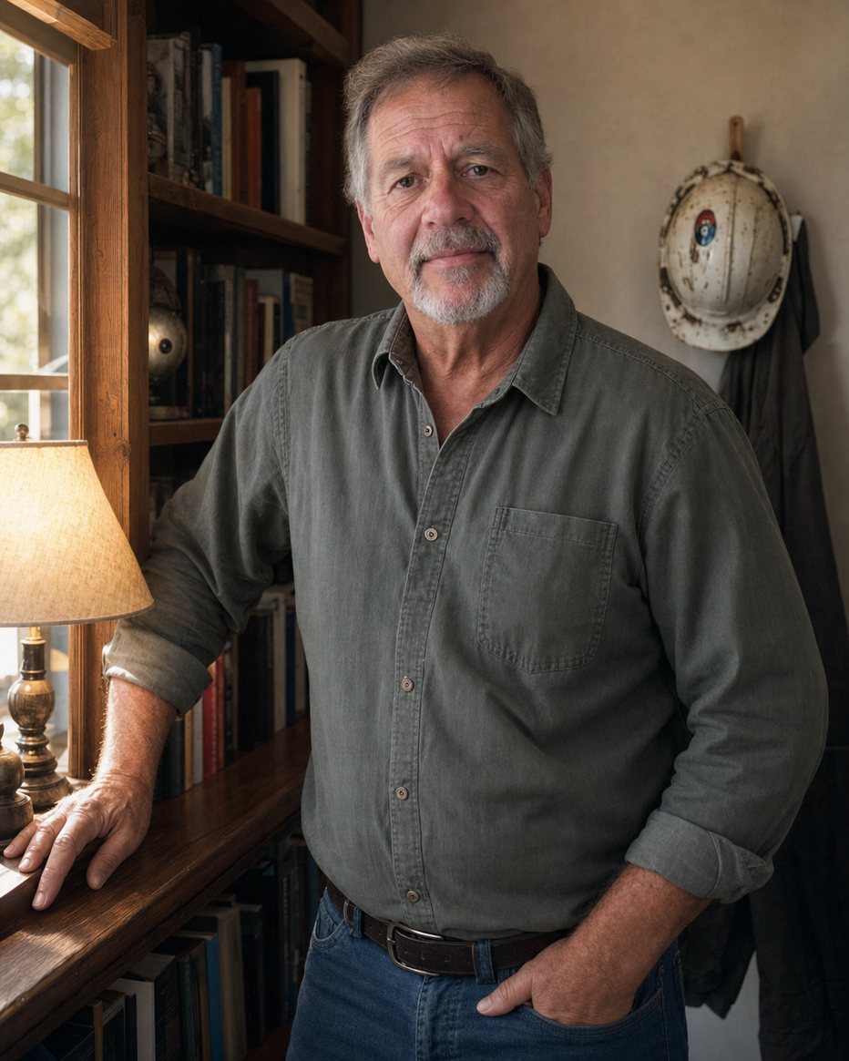 Dale Hargrove in his home office